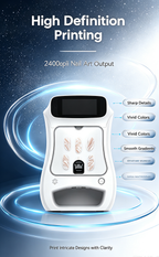 NA03 Smart Nail Art Printer, Print & Cure 2-in-1 Automatic Nail Painting Machine, DIY Home & Salon Commercial Nail Printer