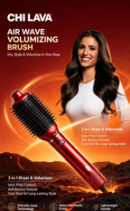 CHI LAVA Volcanic Lava Hot Air Styling Wand, Ionic Hair Curler Straightener Blow Dryer Brush