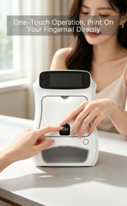 NA03 Smart Nail Art Printer, Print & Cure 2-in-1 Automatic Nail Painting Machine, DIY Home & Salon Commercial Nail Printer