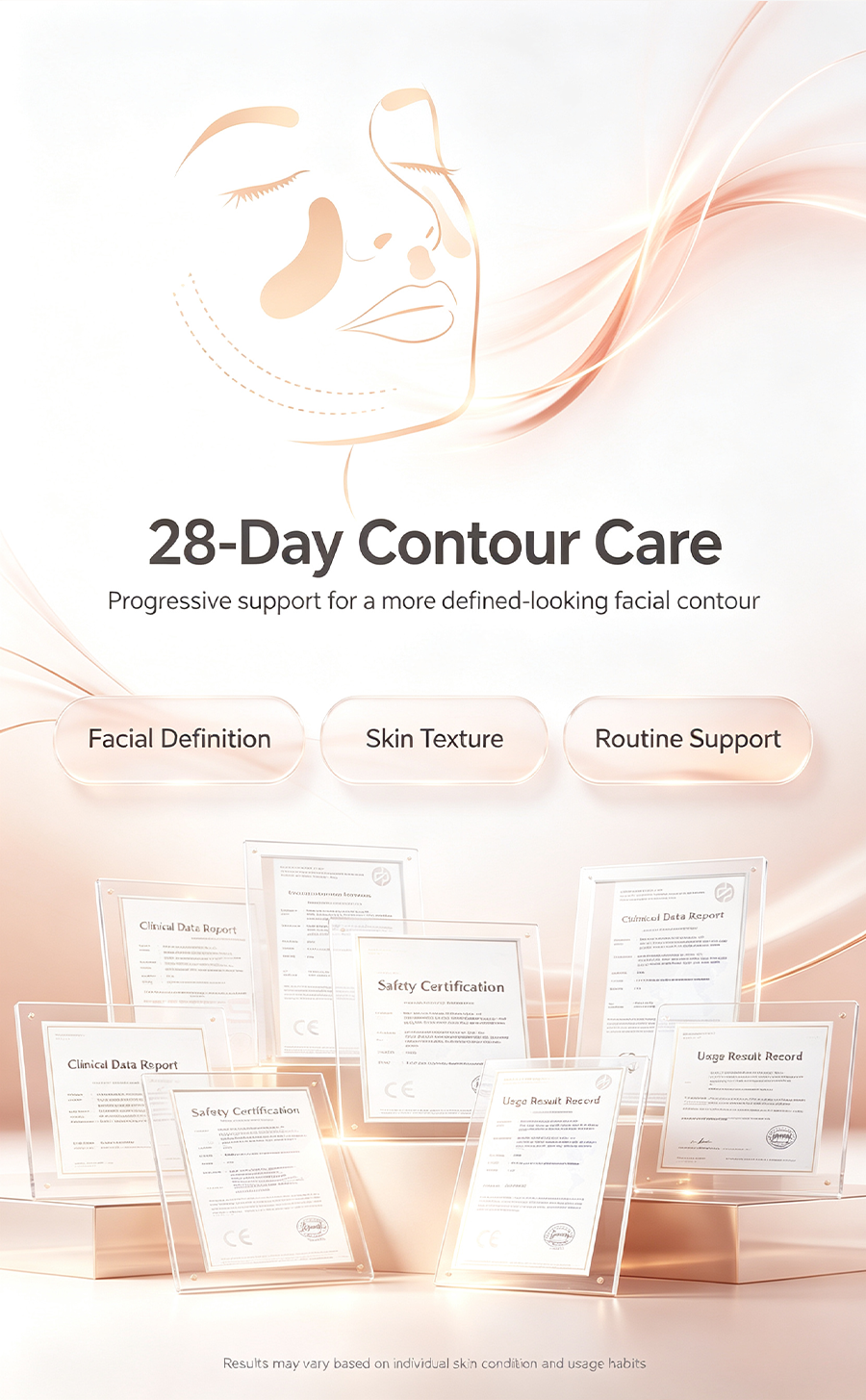 DLUS E10 Matrix RF Facial Beauty Device, Home Use Anti-Aging Skin Tightening Lifting Machine, Full-Layer Facial Wrinkle Remover Skincare Tool