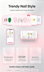 NA03 Smart Nail Art Printer, Print & Cure 2-in-1 Automatic Nail Painting Machine, DIY Home & Salon Commercial Nail Printer