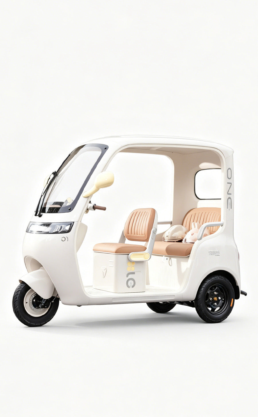 EuRo Enclosed Two-Seater Electric Tricycle