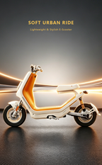 Cute Retro-Style Premium Electric Scooter