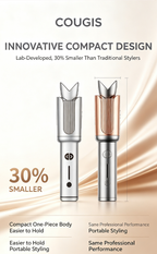 Wireless Automatic Rotating Hair Curler, Moisturizing Ionic Hair Care Portable Rechargeable Wave Curler