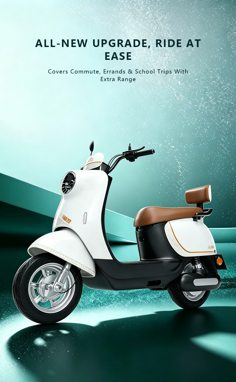 BoWu Lightweight Electric Two-Wheeled Scooter