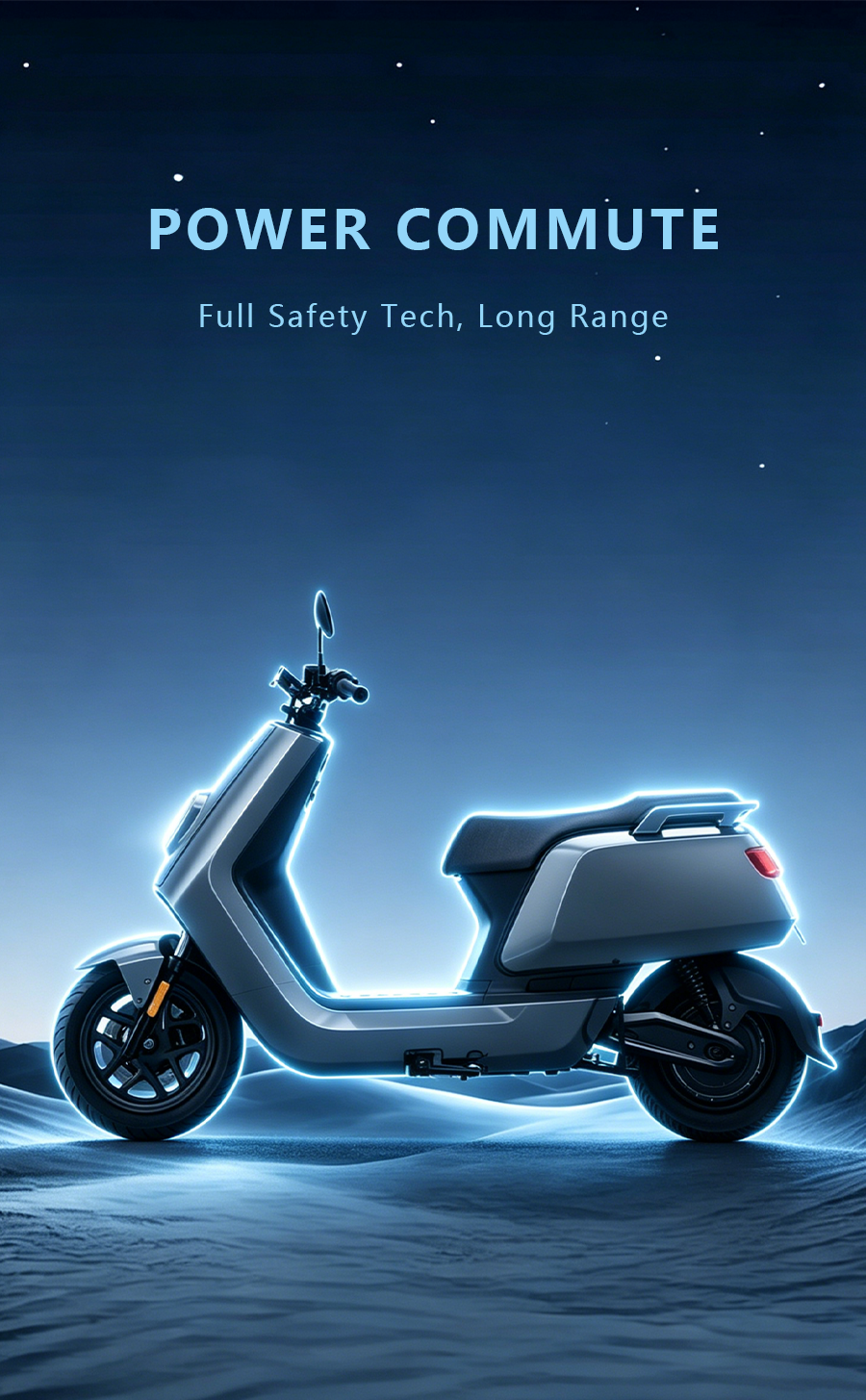 DiYo Grey High-Performance Electric Commuter Scooter