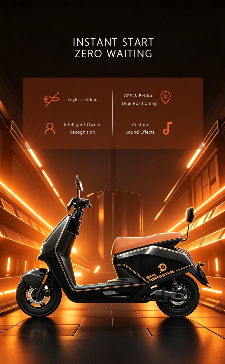 DoDe Retro-Style Premium Electric Scooter