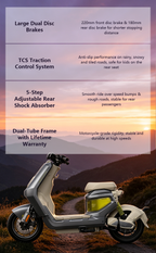 Mote Grey Rice: A Premium Urban Flagship Electric Scooter
