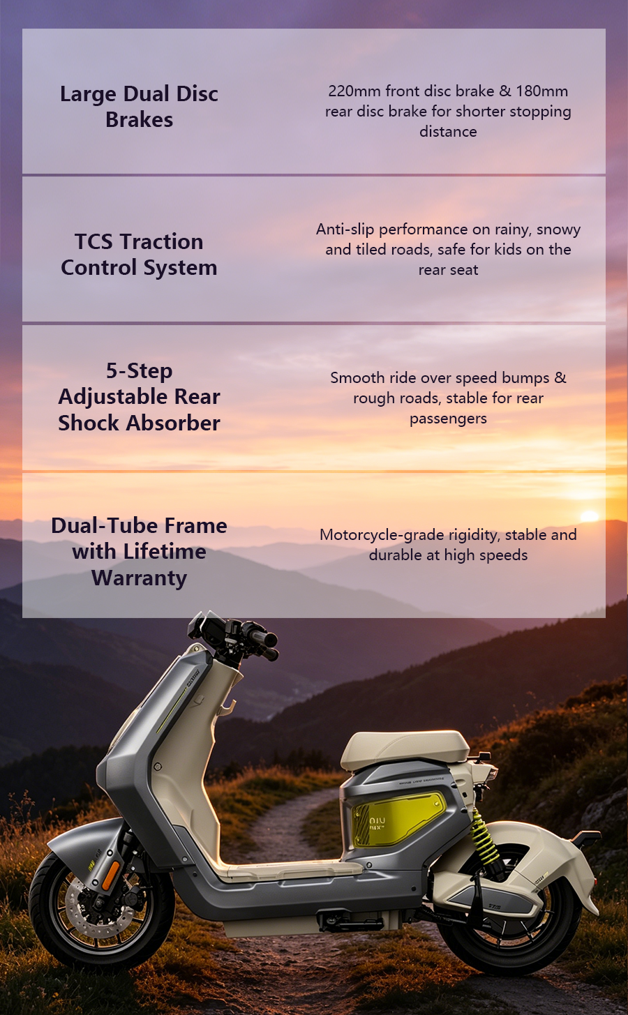 Mote Grey Rice: A Premium Urban Flagship Electric Scooter
