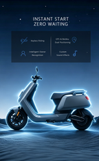DiYo Grey High-Performance Electric Commuter Scooter
