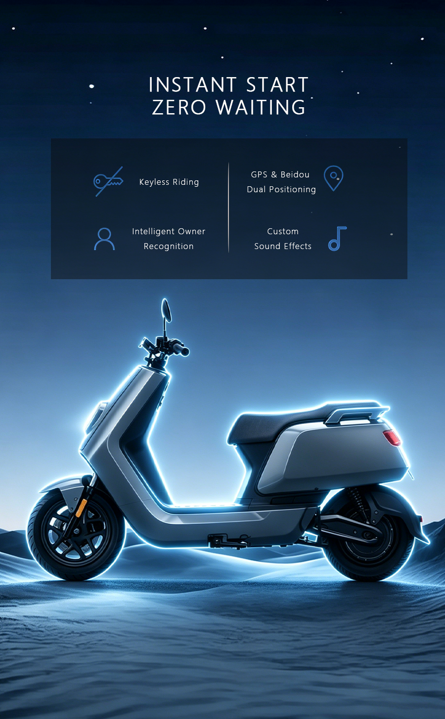 DiYo Grey High-Performance Electric Commuter Scooter