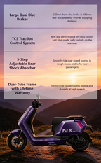 QuHe "Phantom Purple" Flagship High-Power Electric Scooter