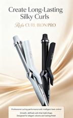 ReFa Professional Curling Iron PRO 32mm Large Barrel, Smart Constant Temperature Hair Curler for Lazy Glam Curls