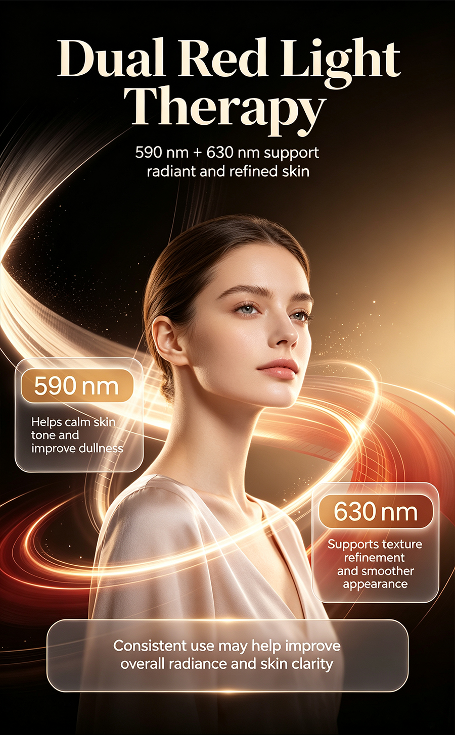 3 Targeted Modes Facial Beauty Machine, Anti-Aging Firming, Fade Fine Lines & Dark Spots Skin Care Device