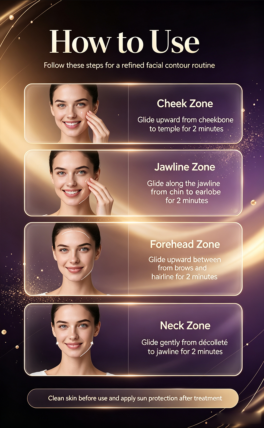 3 Targeted Modes Facial Beauty Machine, Anti-Aging Firming, Fade Fine Lines & Dark Spots Skin Care Device
