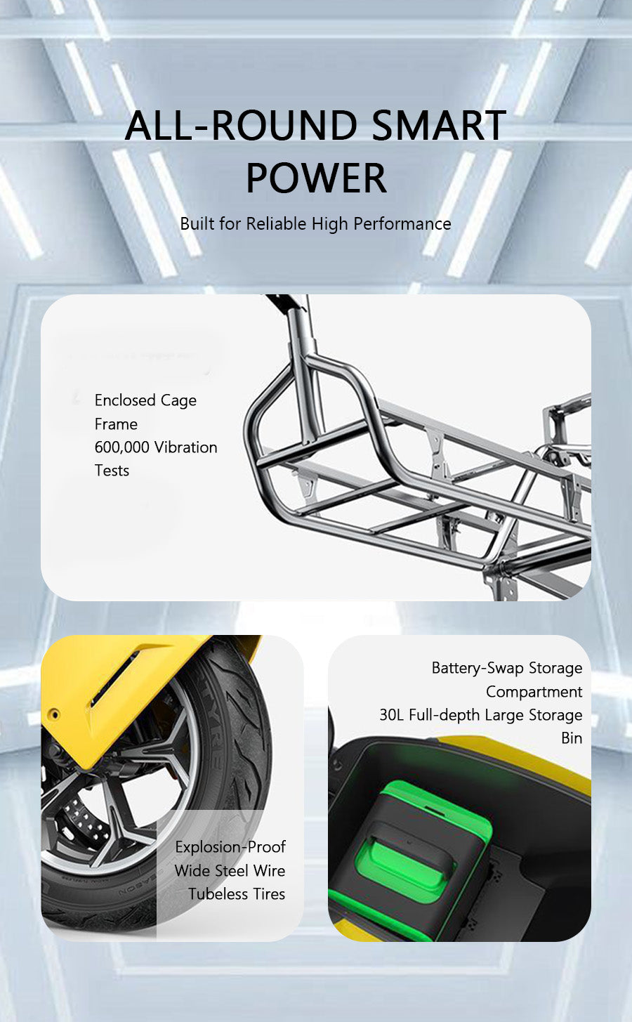 HiTe Long-Range Smart Electric Scooter