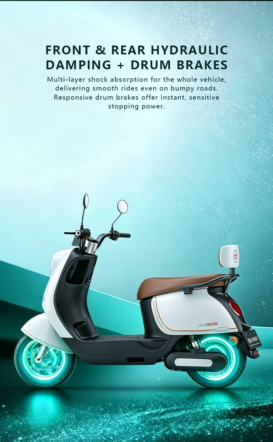 BoWu Lightweight Electric Two-Wheeled Scooter