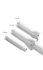3-in-1 Interchangeable Curling Wand Set | 1",1¼",1½" Barrels,9 Heat Settings Ceramic Hair Curler