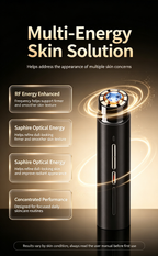 Ubelle S3 MAX Sapphire 8-Pole Variable Frequency RF Beauty Device, Home Facial Lifting Anti-Aging Skin Tightening RF Machine