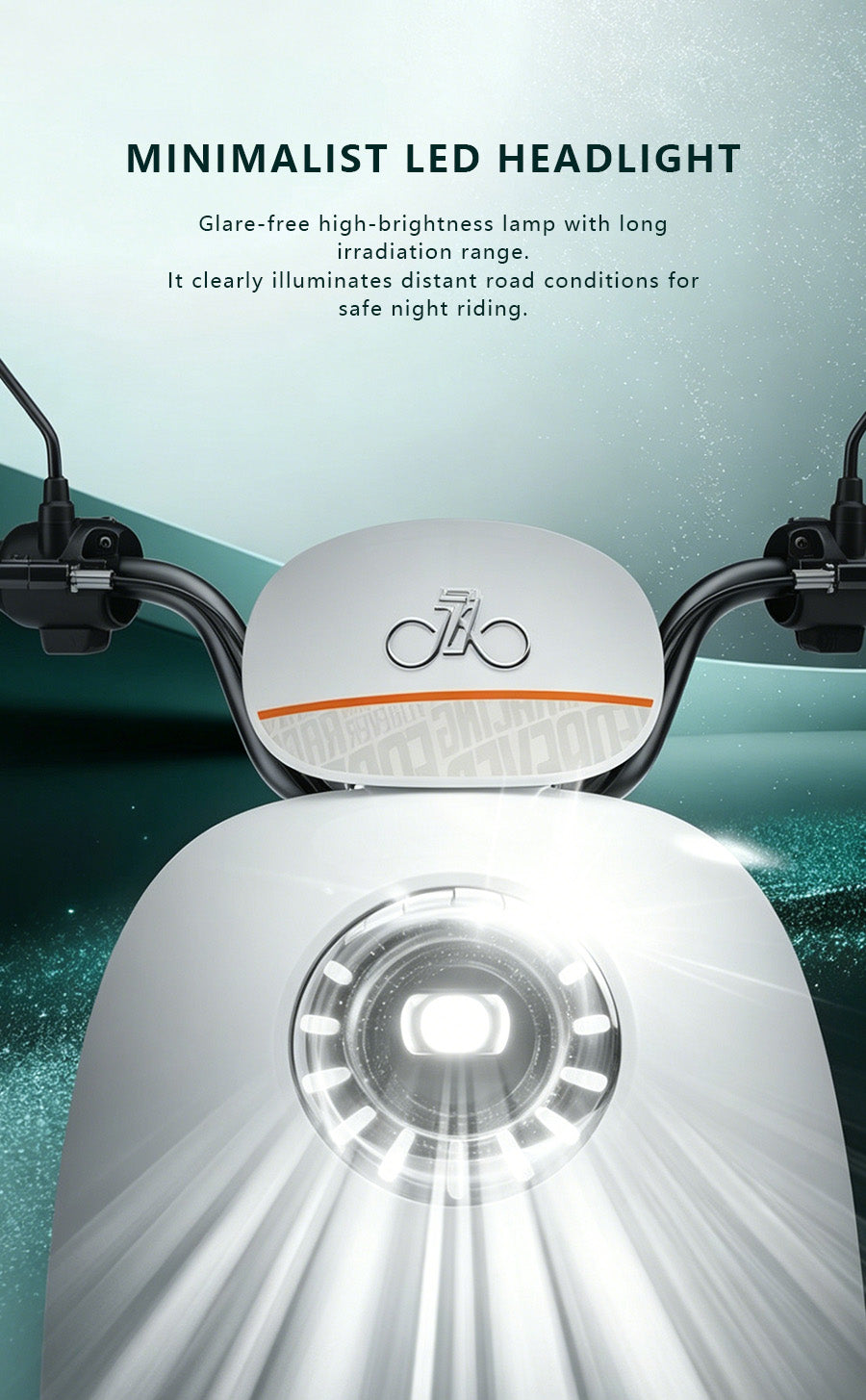 BoWu Lightweight Electric Two-Wheeled Scooter