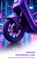 QuHe "Phantom Purple" Flagship High-Power Electric Scooter