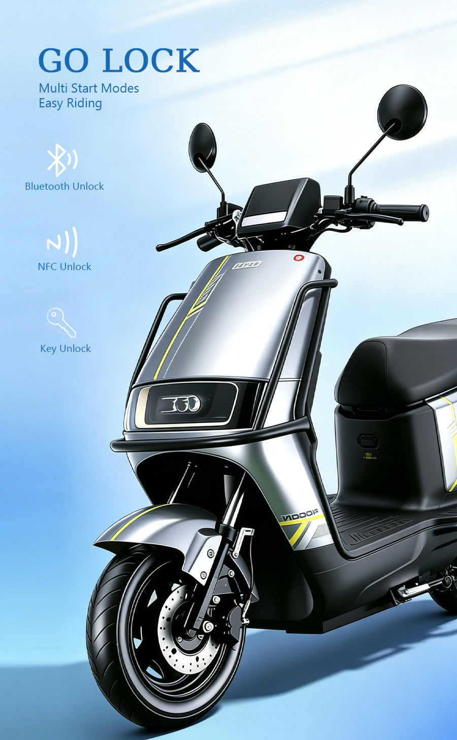 Tan Heavy-Duty Smart Electric Scooter