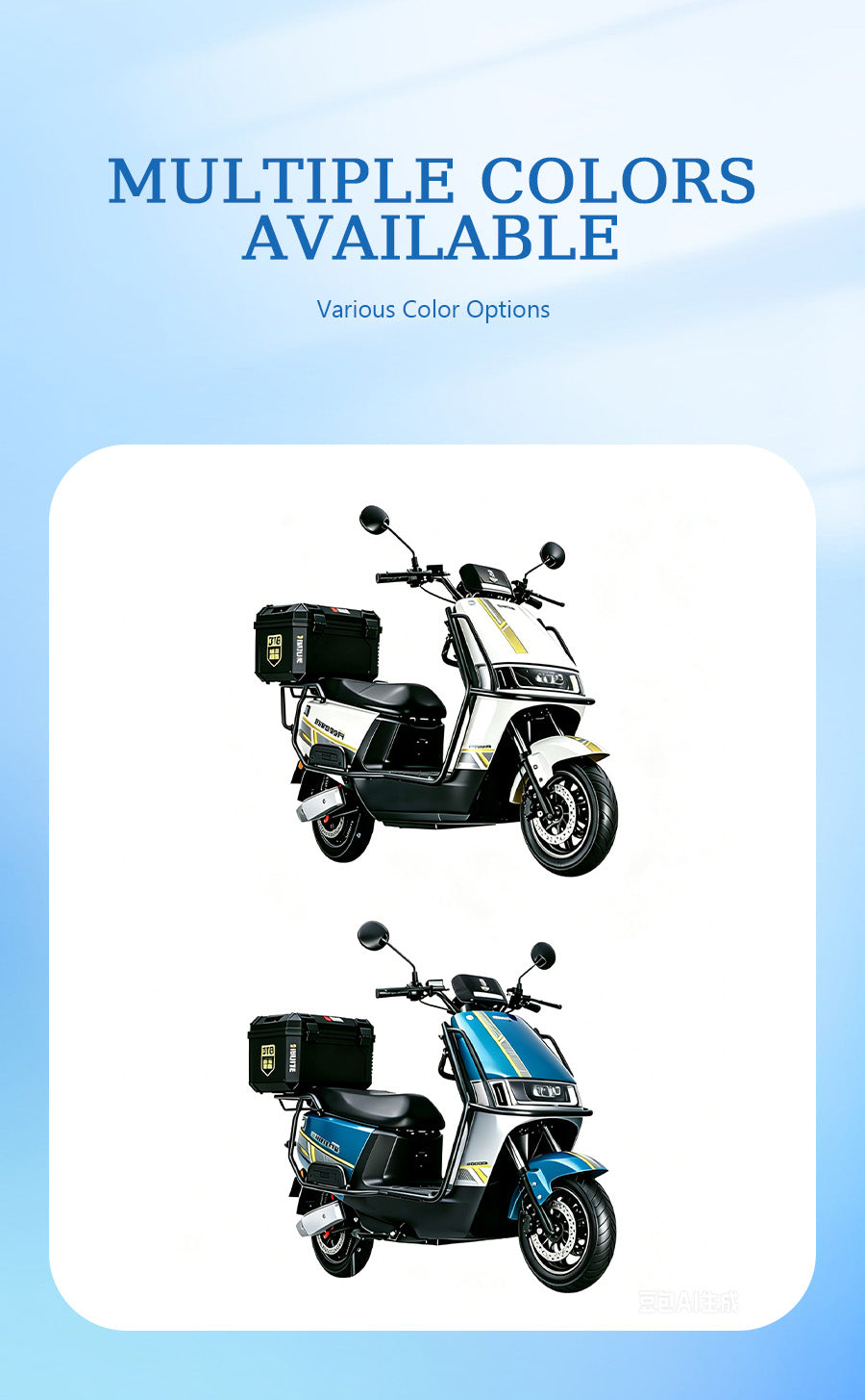 Tan Heavy-Duty Smart Electric Scooter