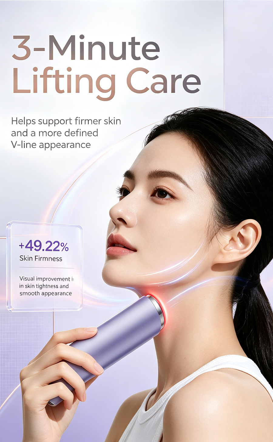 Multi-Effect Home RF Beauty Device, Lifting Firming Anti-Aging Skin Import Facial Massager
