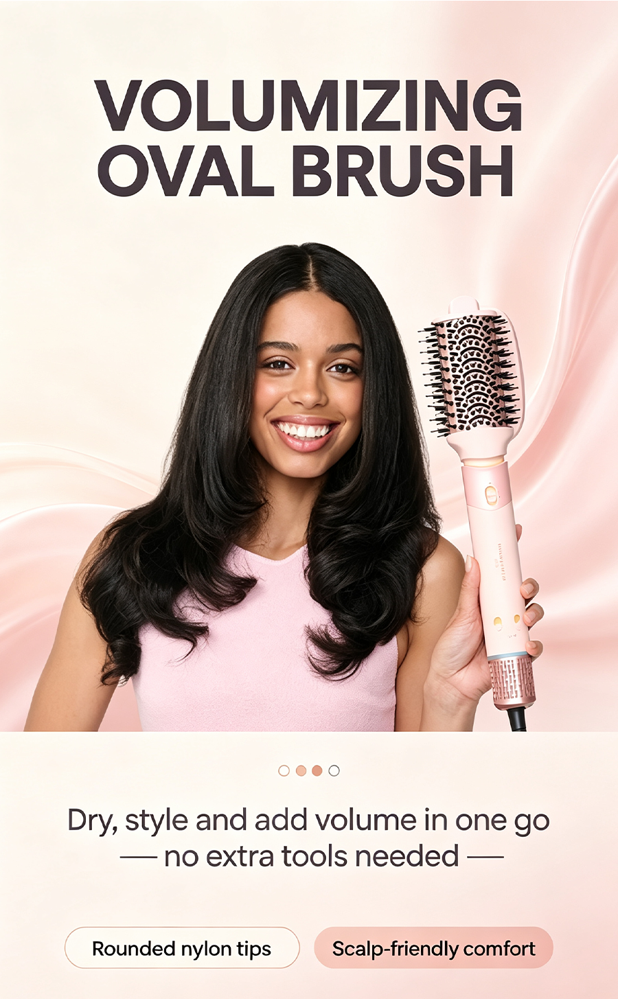 WAVYTALK Airshape Pro AirGrip Auto Curling System, 4 Attachments Hair Dryer & Styling Wand Kit