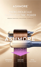 ASHMORE Mist Hair Straightener Curler 2 in 1, Red Light Hair Care Flat Iron, Nano Titanium Fast Heating Hair Styling Tool Anti-Frizz 24H Long Lasting Straightening Curling Iron