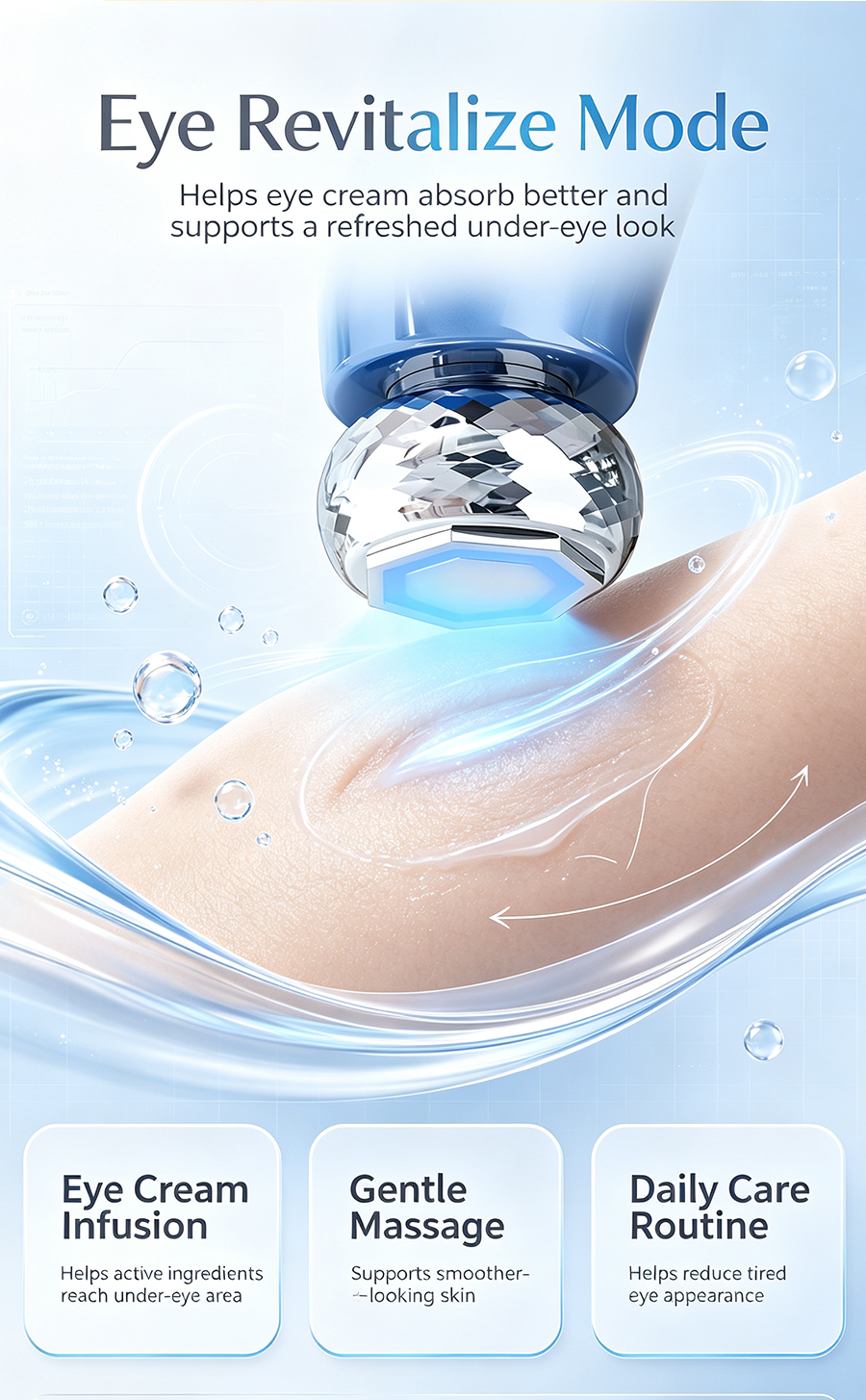 Home Facial SPA Multifunctional Skin Care Instrument, Pore Cleansing Serum Infusion Anti-Aging Facial Massager