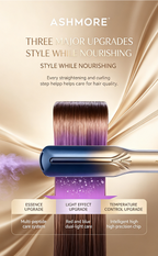 Hair Care Straightening Curling Iron with Peptide Mist Repair, Anti-Frizz Hair Flat Iron