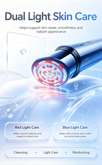 Multifunctional RF Facial Machine, Red Light Anti-Aging Blue Light Calming Skin Care Instrument