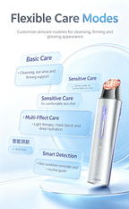 Multifunctional RF Facial Machine, Red Light Anti-Aging Blue Light Calming Skin Care Instrument