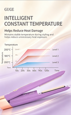 Cordless Portable Hair Straightener Curling Iron 2 in 1, 3 Temp Adjustable Mini Travel Hair Styling Tool for Dating Office Travel