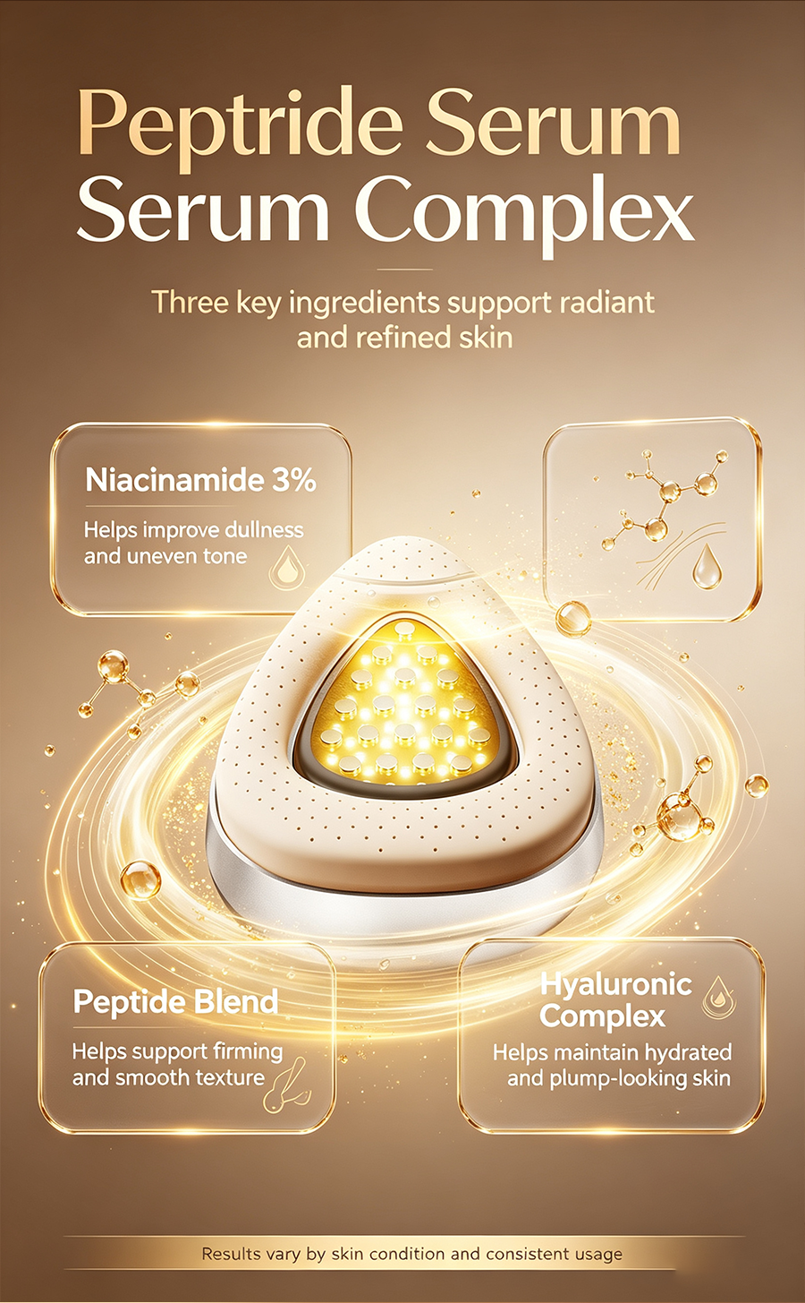 Golden Sculpt RF Facial Device, Multi-Mode Anti-Aging Home Facial Care Instrument