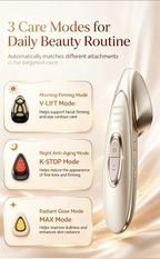 Golden Sculpt RF Facial Device, Multi-Mode Anti-Aging Home Facial Care Instrument