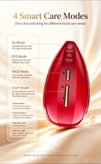 3-in-1 Multi-Electrode Radio Frequency Facial Machine, Anti-Aging Brightening Nasolabial Fold Treatment Home Skincare Device