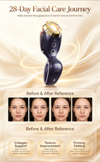 GEMO Collagen Boost Beauty Device, Home Lifting Firming Anti-Aging Facial Massager for Face & Neck