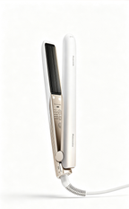 NanoCare Water Shine Hair Straightener Curling Iron Dual Use, Moisturizing Ionic Flat Iron for Smooth Shiny Hair
