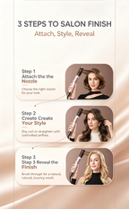 AirStyle Pro H1 AI Smart Multi-Styling Hot Air Styler, All-in-One Curling Straightening Wand, Low-Temp Hair Care Blow Dry Brush