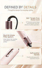 AirStyle Pro H1 AI Smart Multi-Styling Hot Air Styler, All-in-One Curling Straightening Wand, Low-Temp Hair Care Blow Dry Brush