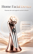 Multi-Mode Facial Beauty Machine | Anti-Aging RF, Serum Infusion, Deep Cleansing, Ice Soothing, 3 Colors LED Photon Therapy