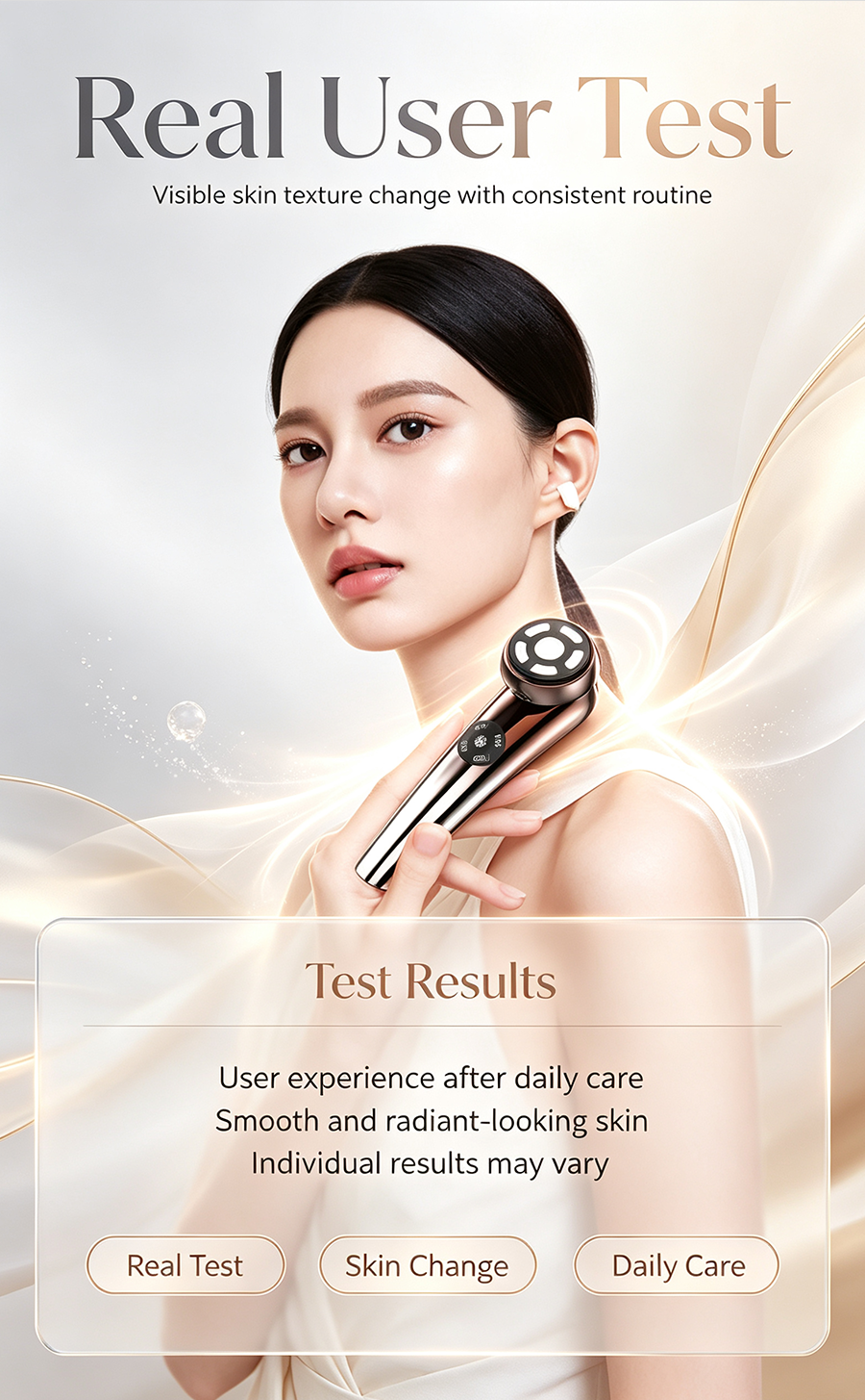 Multi-Mode Facial Beauty Machine | Anti-Aging RF, Serum Infusion, Deep Cleansing, Ice Soothing, 3 Colors LED Photon Therapy