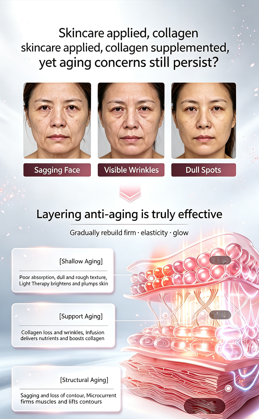 YA-MAN Flash Repair Pro Facial Beauty Device, Wireless RF Lifting Skin Tightening Machine, Anti-Wrinkle Brightening Skin Care Tool, No Gel Needed At-Home Anti-Aging Beauty Instrument