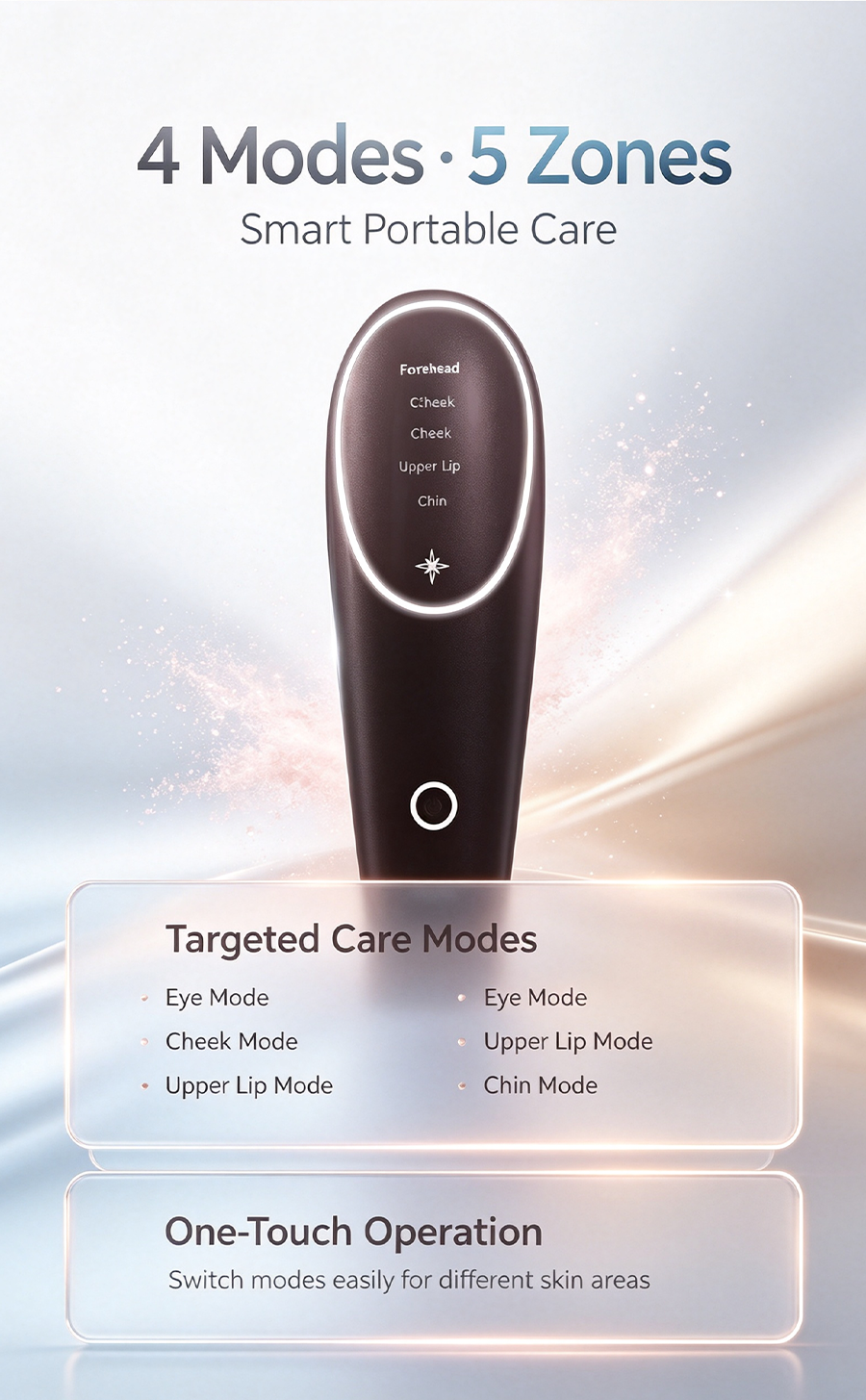 YOUINME Syn Collagen Facial Device, 5D Collagen Regeneration Cooling Skin Care Instrument for Face Firming Pore Minimizing